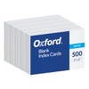 Oxford Index Cards, 500 Pack, 4x6 Index Cards, Blank on