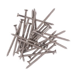 Hinge Outlet Satin Nickel Wood Screws 9 X 2 1/4 Inch for Residential Door Hinges - 96 Pack