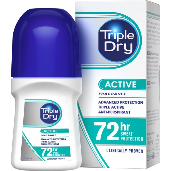Triple Dry 50 ml roll-on active antiperspirant