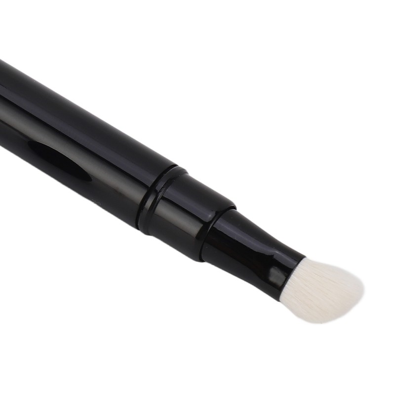 Retractable Makeup Brush Dual Ended Soft Wool Hair Portable Shadow