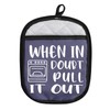 Funny Oven Pads Pot Holder with Pocket for Baker When