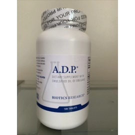 Biotics Research LARGER SIZE Biotics Research A.D.P. ADP 180 Tablets Emulsified Oregano Oil 07/26