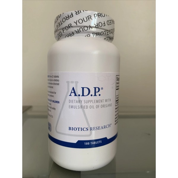 Biotics Research LARGER SIZE Biotics Research A.D.P. ADP 180 Tablets