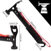 AYMQC Tent Hammer Lightweight Aluminium Camping Hammer with Hook Multifunctional