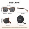 Cyxus P1577 Folding Sunglasses, Polarized Lenses, UV Protection, Small Face