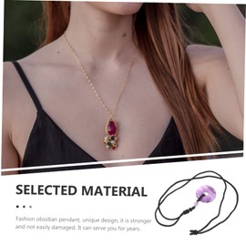 Baluue 3pcs Necklace for Women Charm Pendant Necklace Crystal Jewelry Portable Stone Party Accessory