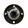 HANDLESTORE Straight Lever on Rose Door Handle - Matt Black