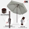 ABCCANOPY 7.5ft Patio Umbrella, Outdoor Table Umbrella with Push Button