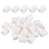 DMiotech 100 Pack 5/8" ID White Screw Thread Protectors Rubber