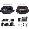 ULANZI Camera Shoulder Bag, Waterproof Camera Bag with Bottom Strap,