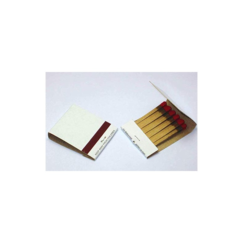 D.D. Bean & Sons White 600 Matchbooks, Wedding Birthday Wholesale,