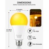 Prosperbiz Bug Light Bulbs Outdoor: A21 23W Amber Yellow Light