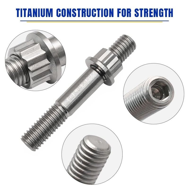 GOLKNHA Design Cool Head Studs Titanium Replacement Cylinder Stud Kit