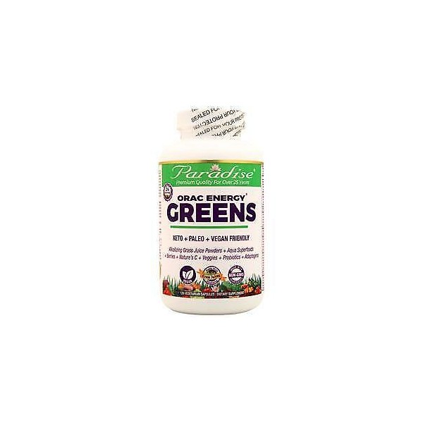 Paradise Herbs Orac-Energy Greens  120 vcaps