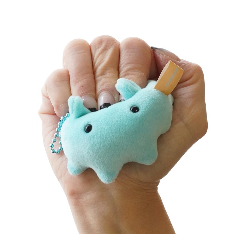 Punyumen Mendaco Plush Toy Mascot with Keychain 6cm Small Cute