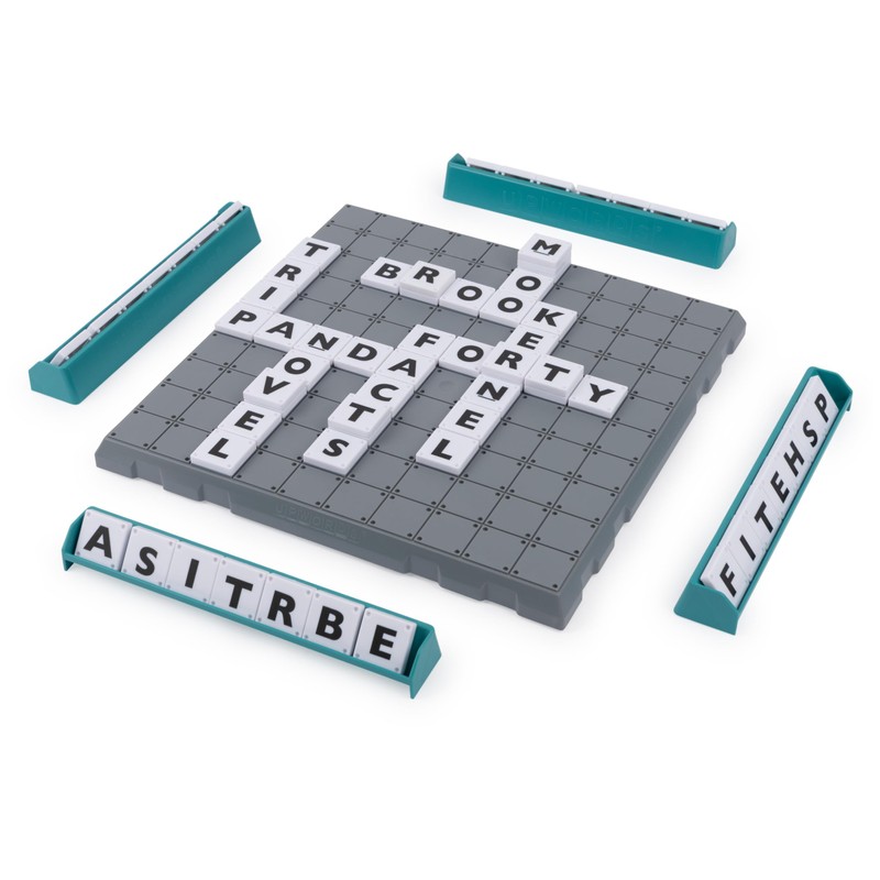 Spin Master Games, Upwords, The Stackable Word Game: 2023 Edition,