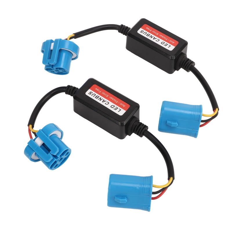 2Pcs Headlight Decoder 9007 HB5 Plug 12V DC Error Anti