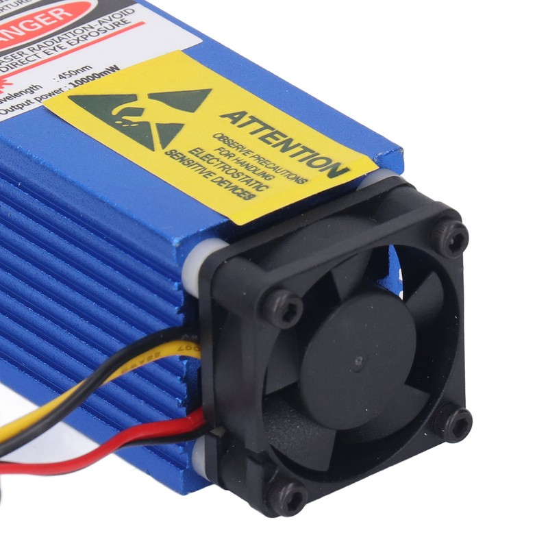 12V 10W Engraver Laser Module Focusable Engraving Machine Blue Light