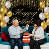 Lahviuu Gold Happy Birthday Banner 180 x 110 cm for