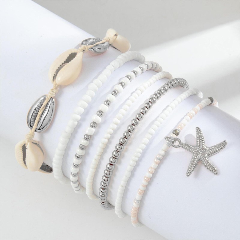 Beach Bracelets for Women Shell Bracelets Starfish Jewelry Pura Vida