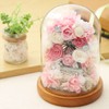 Teat Sight Preserved Flower Gift Flower Present Glass Dome Ferris