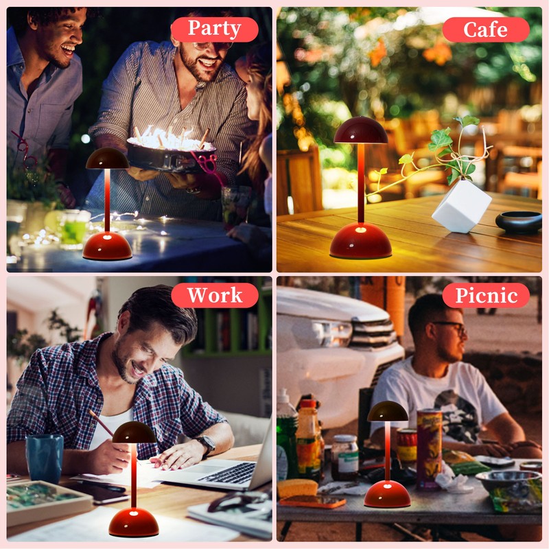 Kids Reading Light Stepless Dimming 3 Color Mode USB Charge