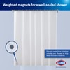 CLOROX Shower Curtain Liner, Premium Lightweight Flexible Waterproof 3g PEVA