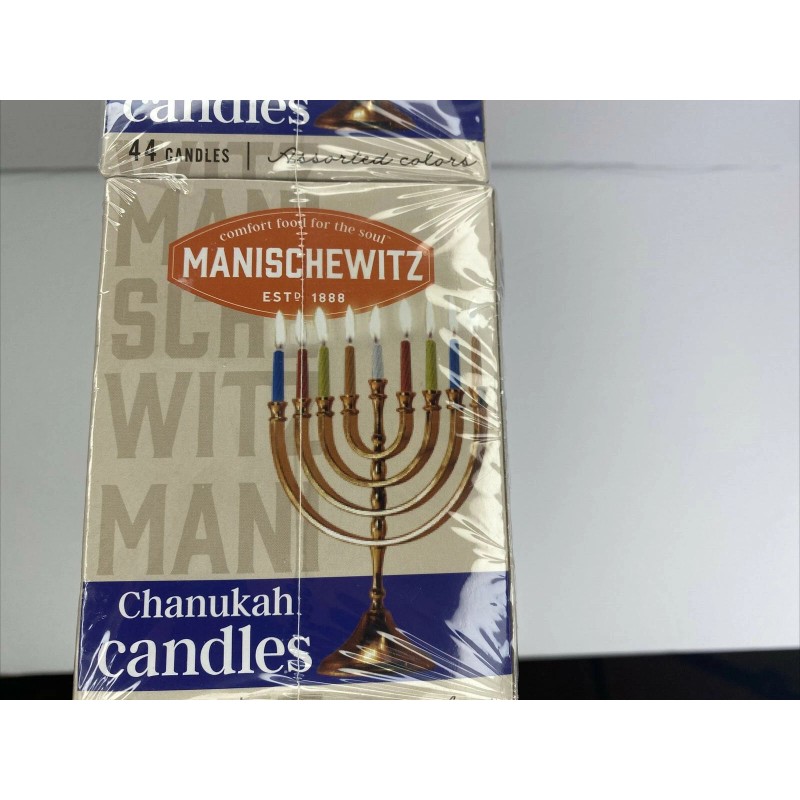 Manischewitz 2 Ct Manischewitz Chanukah Candles Colorful 2 Packs 88