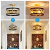 XINGQI 13" Modern Semi Flush Mount Ceiling Light Fixture, Black