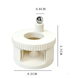Tsukitoy Nail Magnet 360 Degree Rotation Cat Eye Nail for Beginners, Gel Nails, 2 in 1 Multi-Faceted Nail Magnets, Glossy Art, Easy to Operate, Salon Style, Home Use, Self Nail, Practice, Round Magnet