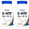 Nutricost Nutricost 5-HTP 200mg, 120 Vegetarian Capsules (5-Hydroxytryptophan) - Non-GMO