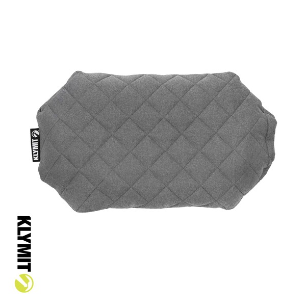 Klymit Luxe Pillow - Lightweight Luxurious Inflatable Travel Pillow (New) Grey, X-Large