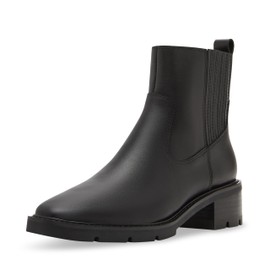 Blondo Waterproof Women's Harlen Ankle Boot, Black Leather, 10