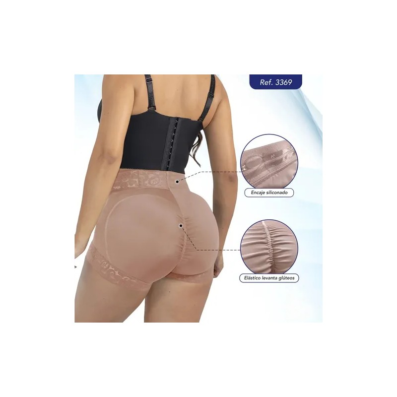 Fajas Colombianas Reductoras Romanza Levanta Pompapanty3369 Color Cocoa Talla Chico