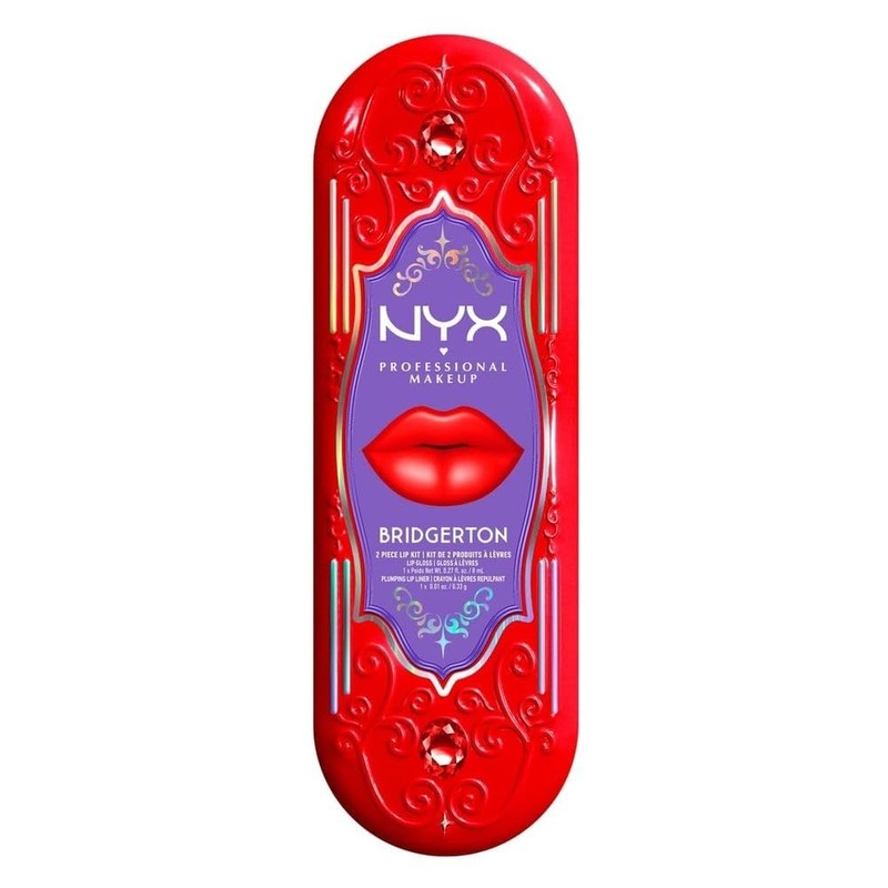 Nyx Professional Makeup, Bridgerton Kit de Labios Tonos Rogue Romance