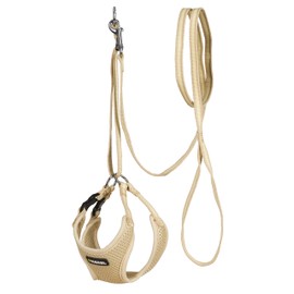 Kerbl Puppy Harness with Rope, 30-50 cm/10 mm, Beige