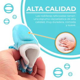 Rodilleras Para Bebe Reforzadas Antideslizantes 3 Pares
