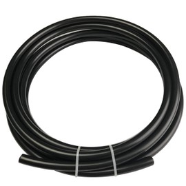 3/8 ID Fuel Line Nylon Tube 12mm 15/32" OD for Air Brake System Or Fluid Transfer Black, 10 feet