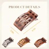 4Pcs Flat hair clips, large flat hair clip claws, duckbill
