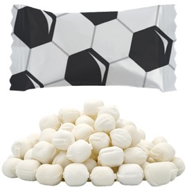 The Dreidel Company Sports Buttermints, Mint Candies, After Dinner Mints, Butter Mint Candy, Fat-Free, Kosher Certified, Individually Wrapped (Soccer) (110 Pieces)