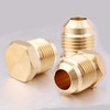 LSTOPGO 3 Pack Brass Flared Plug 5/8 Inch Tube OD