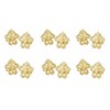 Napkin Rings Set of 12, Fleur-di-lis Napkin Holders, Napkin Rings