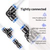 CGELE Pneumatic Tubing Clear PU Air hose Pipe Tube Kit