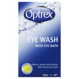 Optrex Fresh Eyes Liquid Eye Wash Cleanser for Tired Eyes 110ml