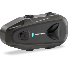 EJEAS E1 Motorcycle Helmet Speaker Bluetooth 5.3 Headset for Single Rider Using