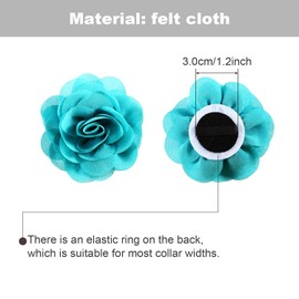 Leinuosen 14 Pieces Dog Collar Flowers Pet Bow Tie Flower Collars for Puppy Collar Grooming Accessories (8 cm, 14 Pieces)