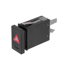 Motoforti Warning Switch, Light Switch, for VOLKSWAGEN PASSAT 1998-2005, Plastic, No.3B0953235D, Black