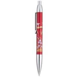 Sailor Fountain Pen, Oil Based Ballpoint Pen, Yumi Makie, Kyoto Akigusa, Red, 16-0367-230