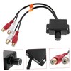 Mikinona RCA Audio Level Controller for Car Volume Amplifier Dual