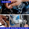 Bestgle Mini Combination Wrench Set, 10Pcs Metric 4-11mm Small Wrench
